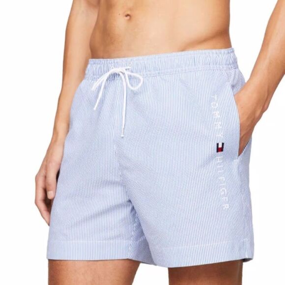 Tommy Hilfiger Men’s Original Ithaca blue white Swimsuit, size XXL, NWT - Picture 2 of 11